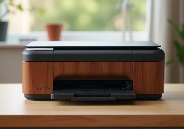 The Artisan Classic printer with wood-grain accents.